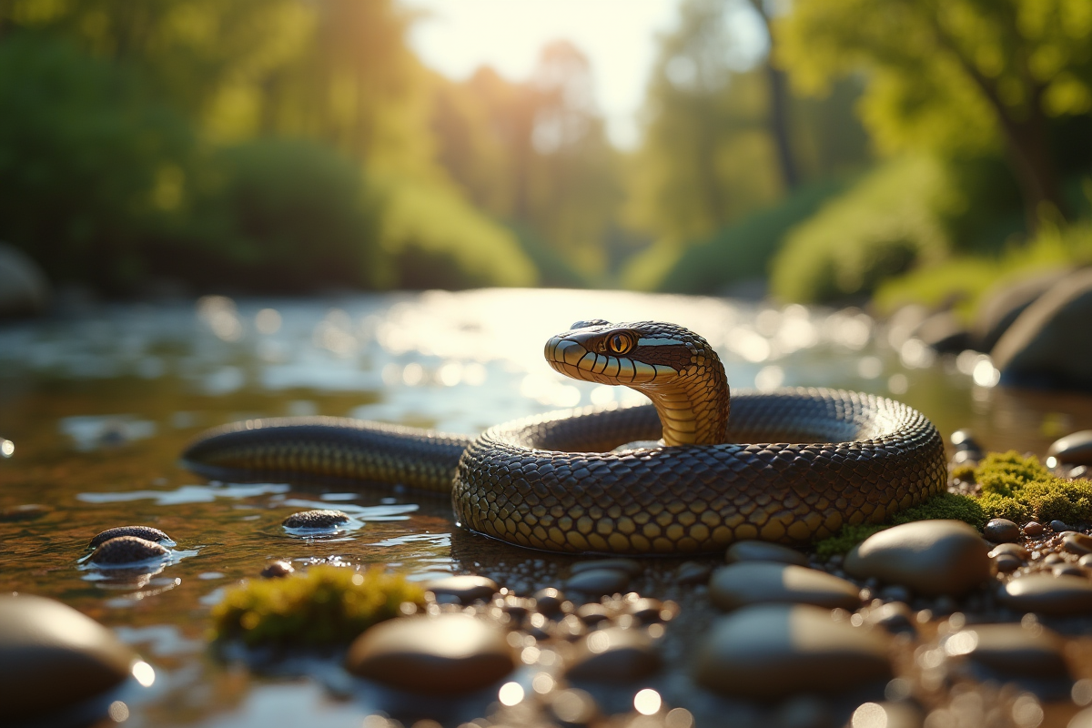 serpent d eau
