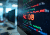 Écran d'ordinateur affichant le code erreur F34111009 dans un bureau moderne