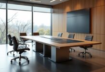 Quelles sont les tendances actuelles en matière de design pour les tables de réunion ?