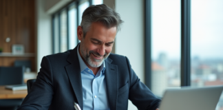 Investir dans une SCPI : nos conseils pour une rentabilité optimale Homme d'affaires en réunion dans un bureau moderne